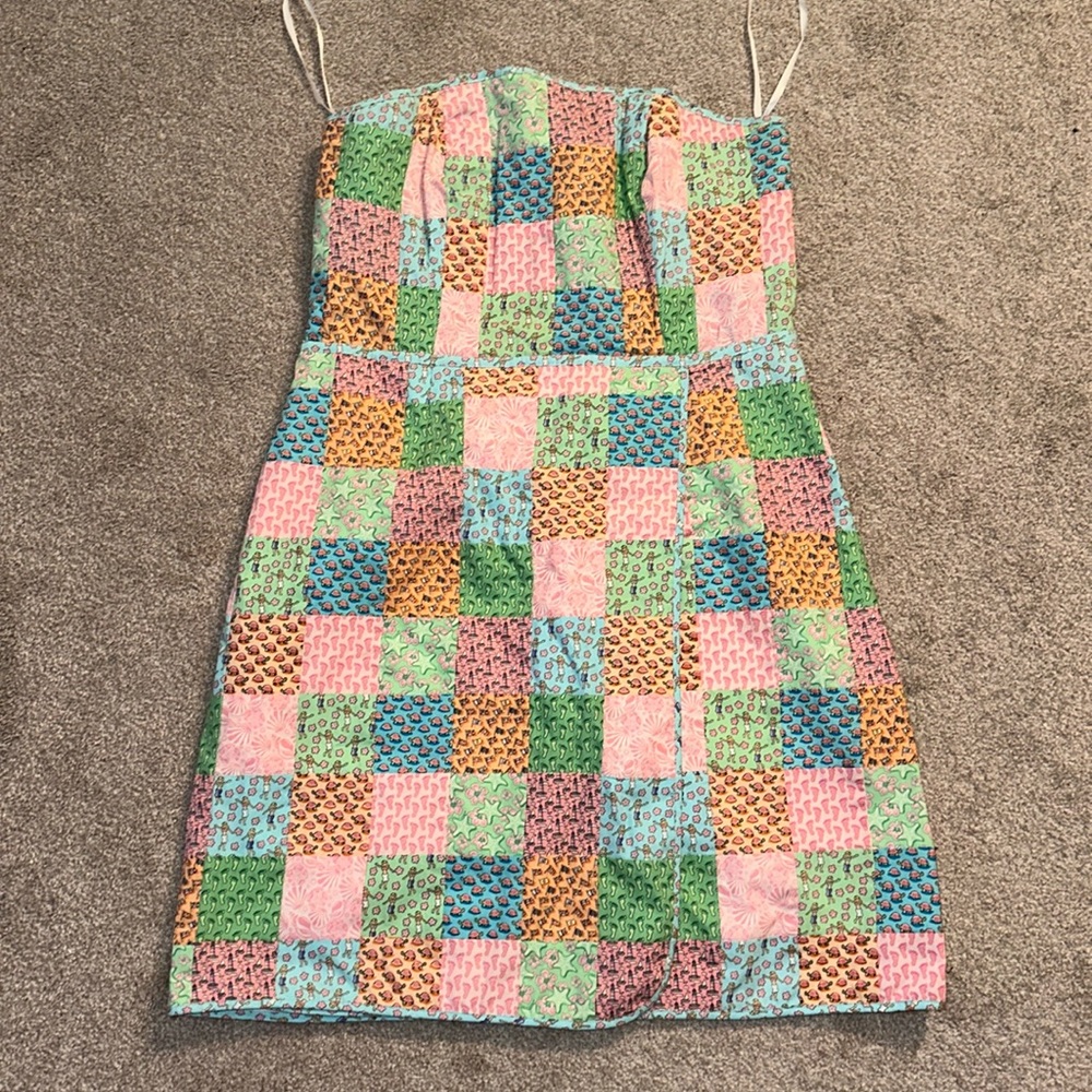 Vineyard vines women’s patchwork dress size 14